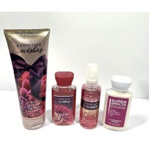 Bath & Body Works Lot A Thousand Wishes Shea Cream Lotion Shower Gel Fragrance